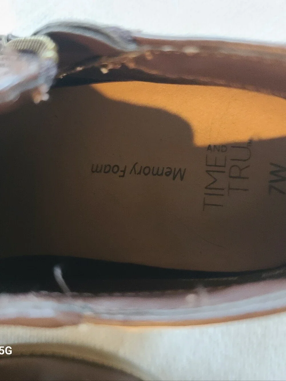 Time and Tru Brown Ankle Booties Womens 7W Side Zip Low Heel
